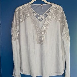 Free People blue top